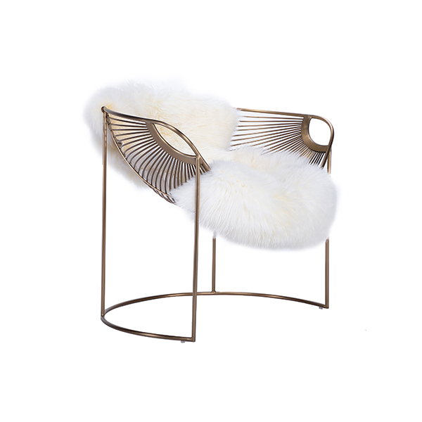 Nordic Metal Mesh Chair